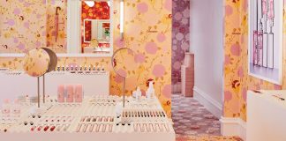 floral pop-up store in London