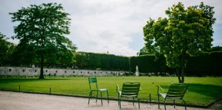 street furniture in the park