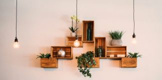 kitchen floating shelves