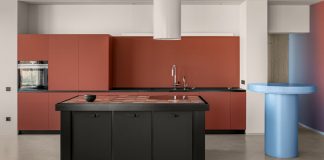 Blue Terracotta, a modern and functional apartment in Kyiv by Rina Lovko