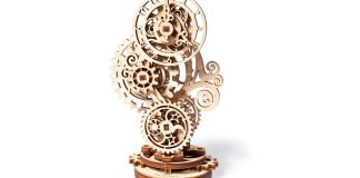 UGears Steampunk Clock: Unusual Wooden Model
